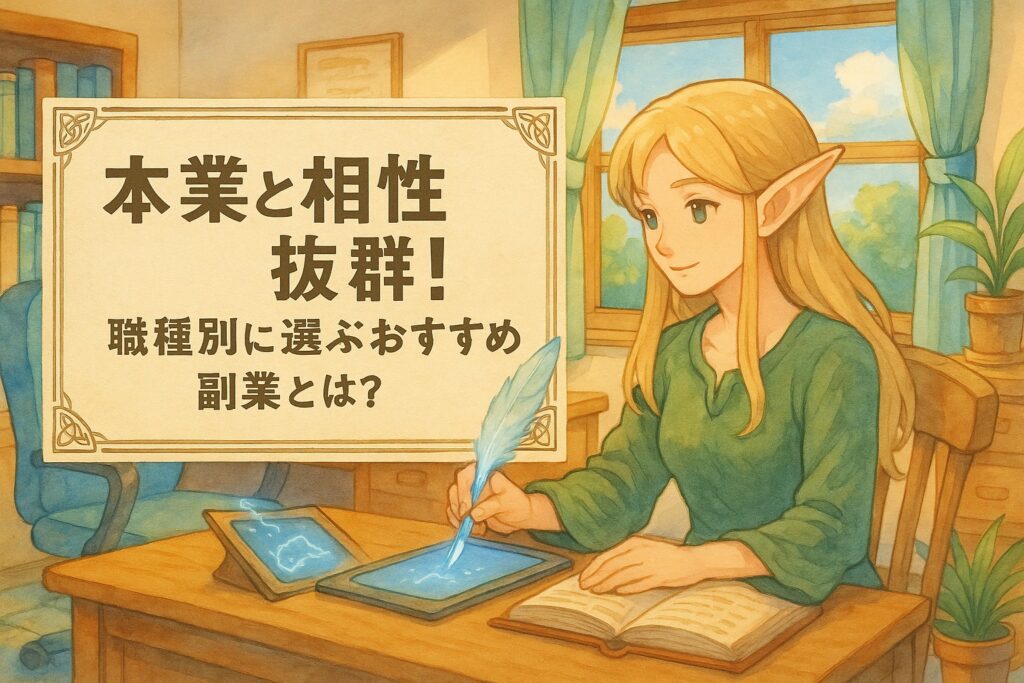 本業と相性抜群！職種別に選ぶおすすめ副業とは？