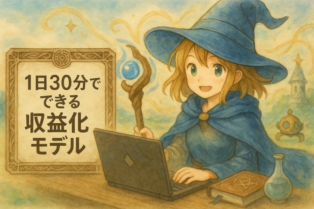 副業で使える時間がない人へ｜1日30分でできる収益化モデル