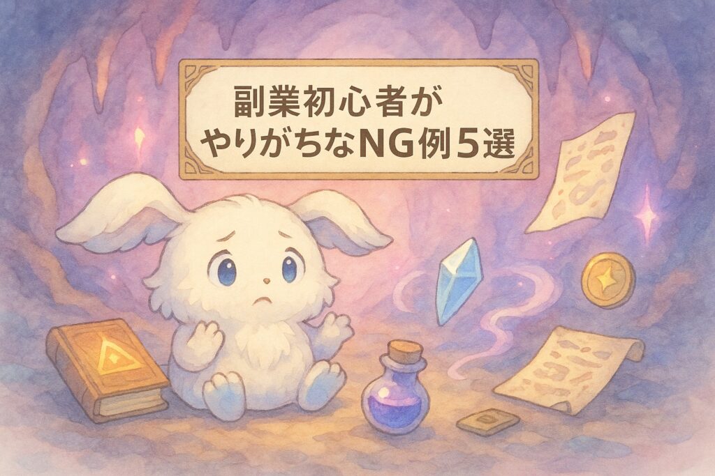 副業初心者がやりがちなNG例5選｜遠回りしないために知っておくべきこと