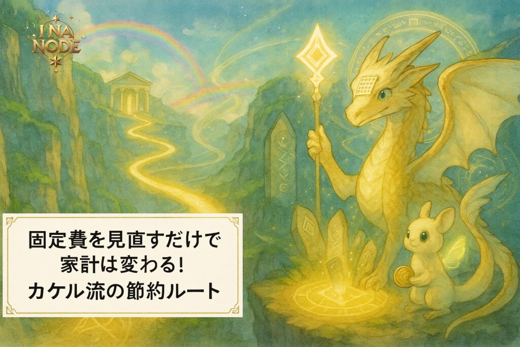 節約は仕組みから！カケル流・固定費チェックの基本ルート