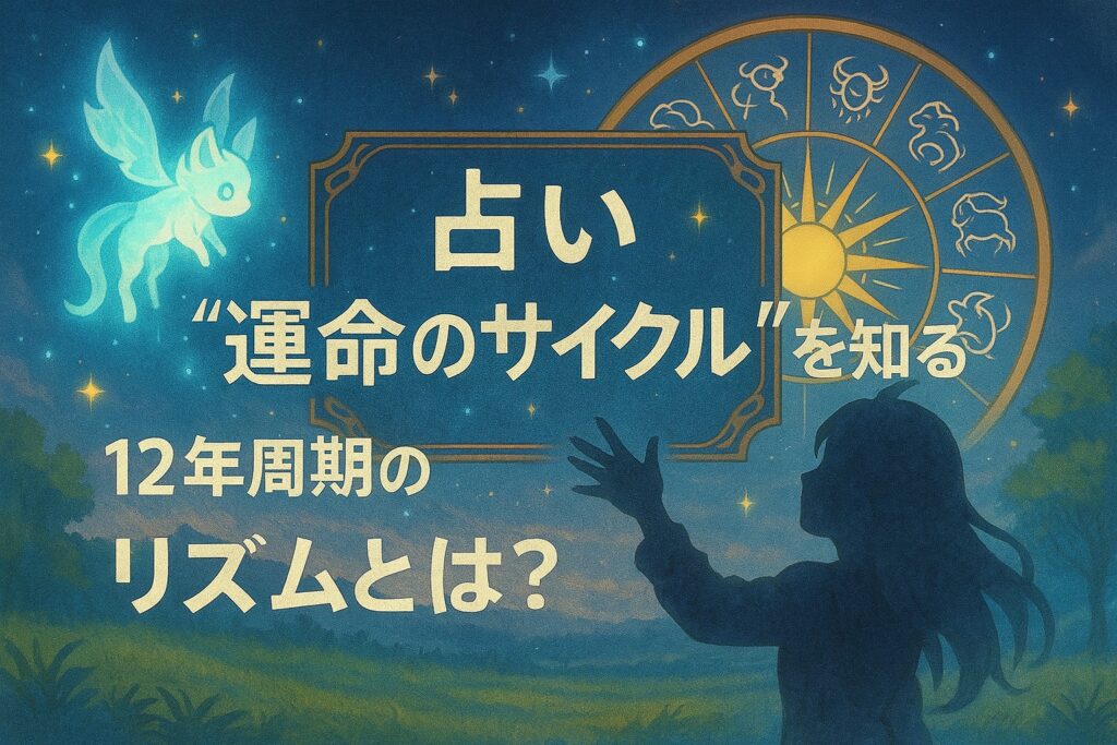 “運命のサイクル”を知る｜12年周期のリズムとは？