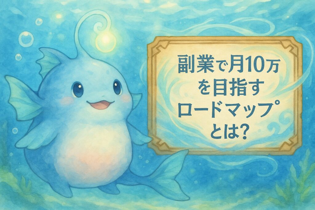 副業で月10万円を目指すロードマップとは？