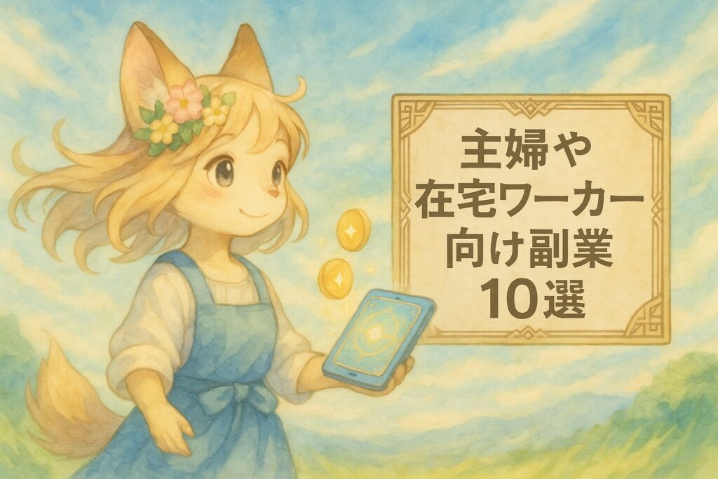 在宅副業おすすめ10選｜子育て・本業と両立できる仕事とは？