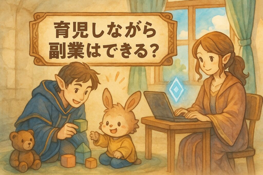 副業×育児は成り立つ？忙しくてもできる“分業スタイル”とは