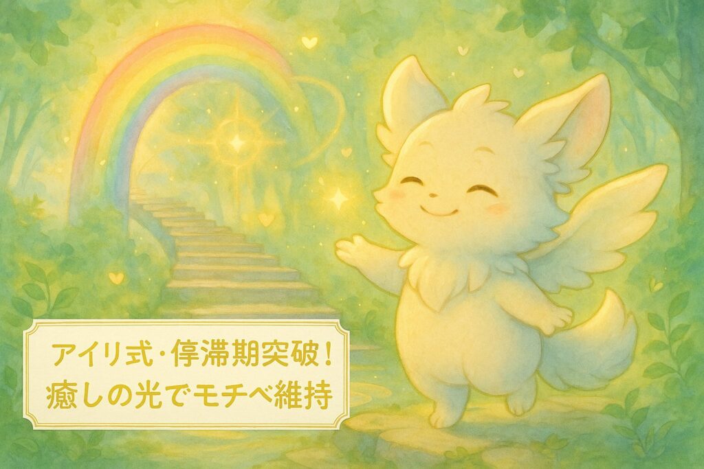 7. アイリ式・停滞期突破！癒しの光でモチベ維持