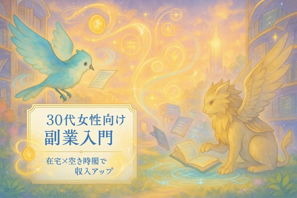 30代女性向け副業入門｜在宅×空き時間で収入アップ