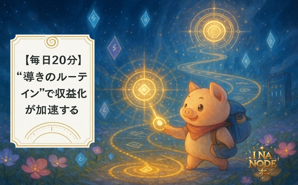 【毎日20分】“導きのルーティン”で収益化が加速する
