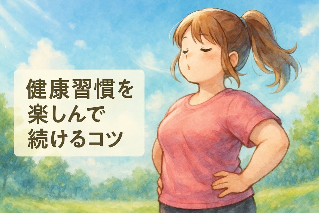 三日坊主を卒業！健康習慣を続けるための仕組み