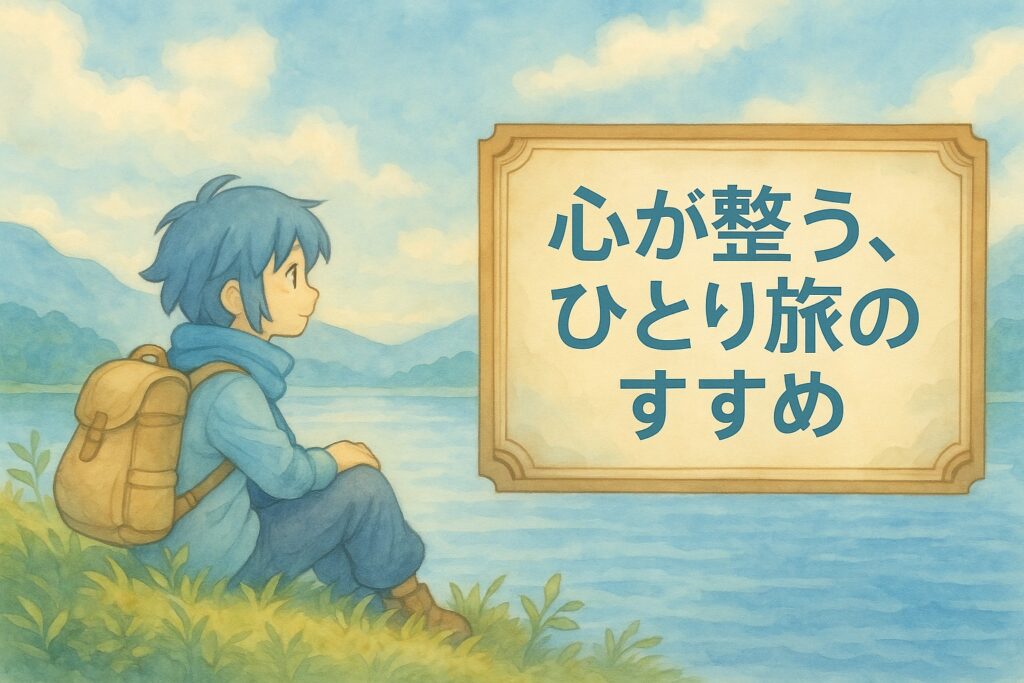 心が整う、ひとり旅のすすめ