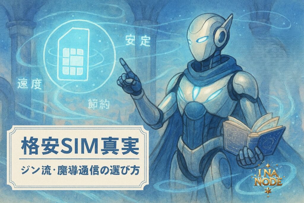 格安SIMの真実｜ジン流・魔導通信の選び方
