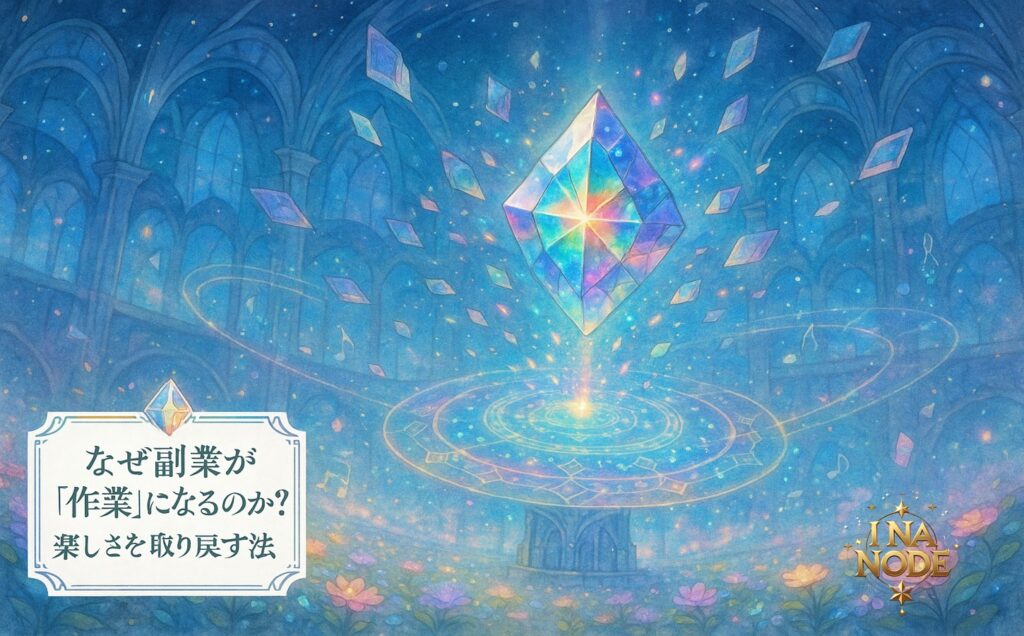 なぜ副業が「作業」になるのか？楽しさを取り戻す魔法