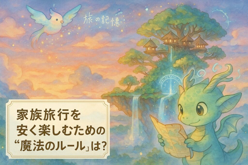 家族旅行を安く楽しむための“魔法のルール”とは？
