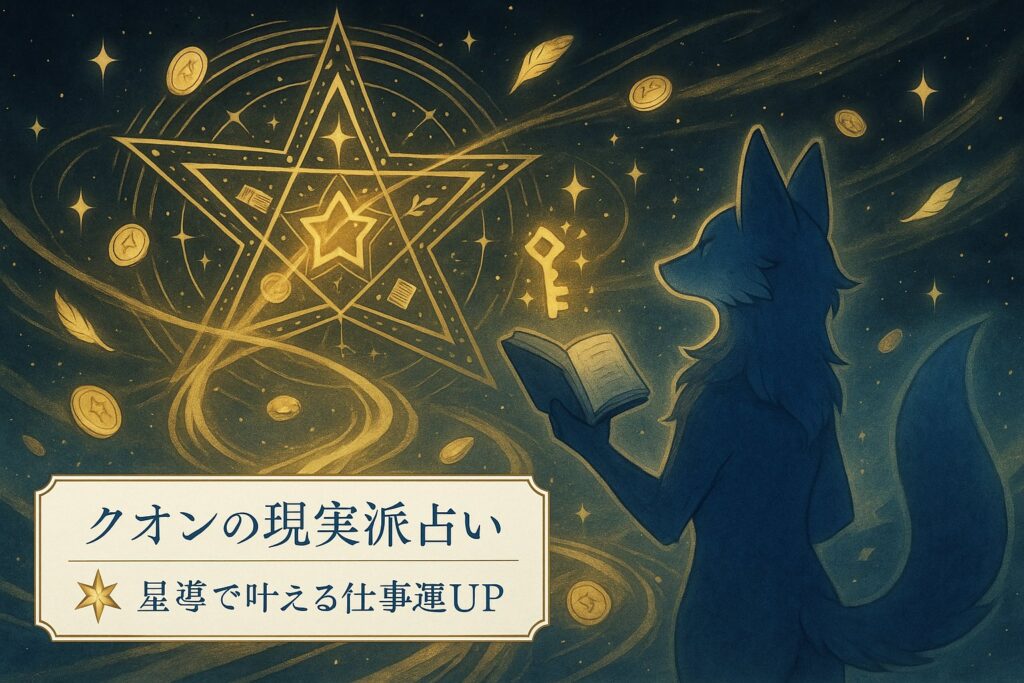 クオンの現実派占い｜星導で叶える仕事運UP