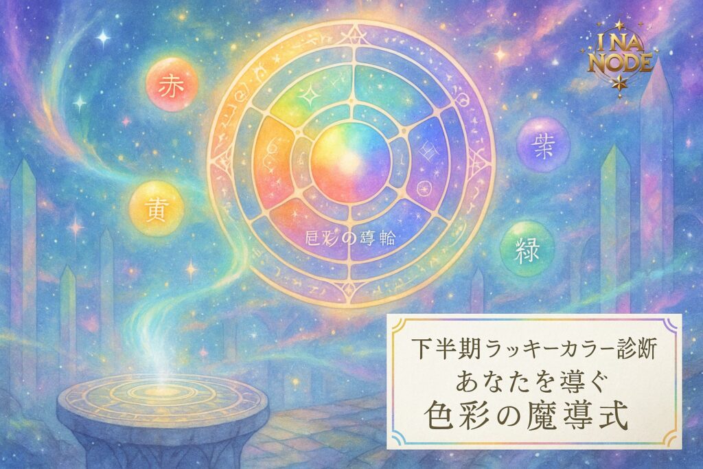 下半期ラッキーカラー診断｜あなたを導く色彩の魔導式