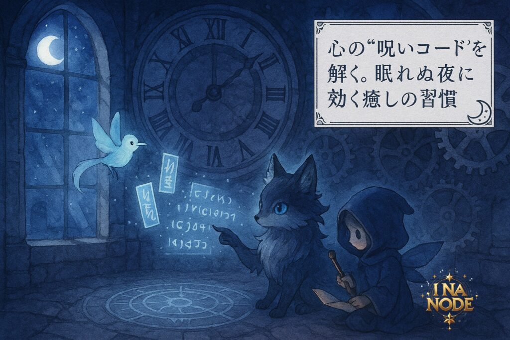 心の“呪いコード”を解く。眠れぬ夜に効く癒しの習慣