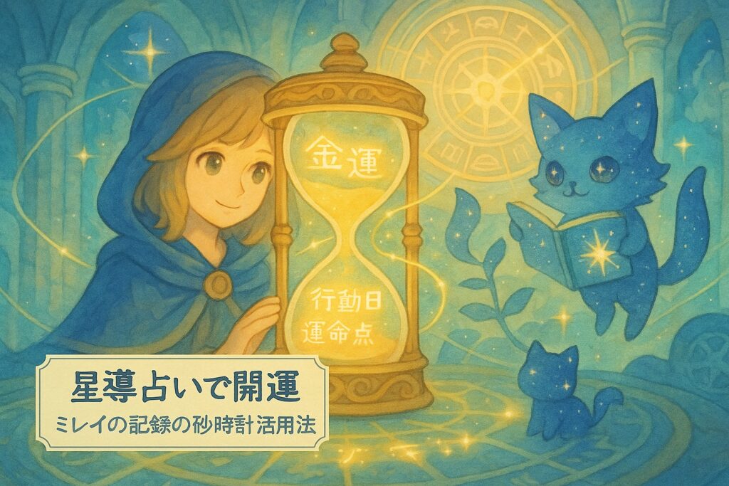星導占いで開運｜ミレイの記録の砂時計活用法