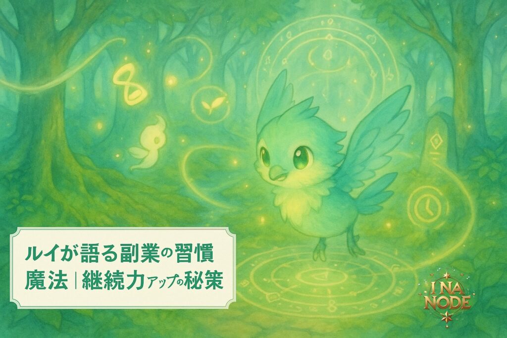 ルイが語る副業の習慣魔法｜継続力アップの秘策