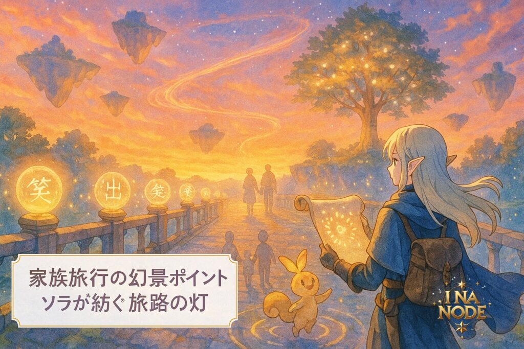 家族旅行の幻景ポイント｜ソラが紡ぐ旅路の灯