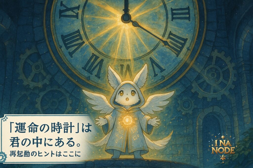 「運命の時計」は君の中にある。再起動のヒントはここに