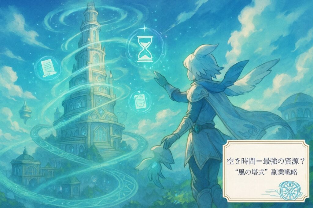 空き時間＝最強の資源？“風の塔式”副業戦略
