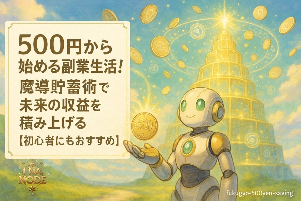 ワンコインから始める副業と魔導的資産形成の秘訣