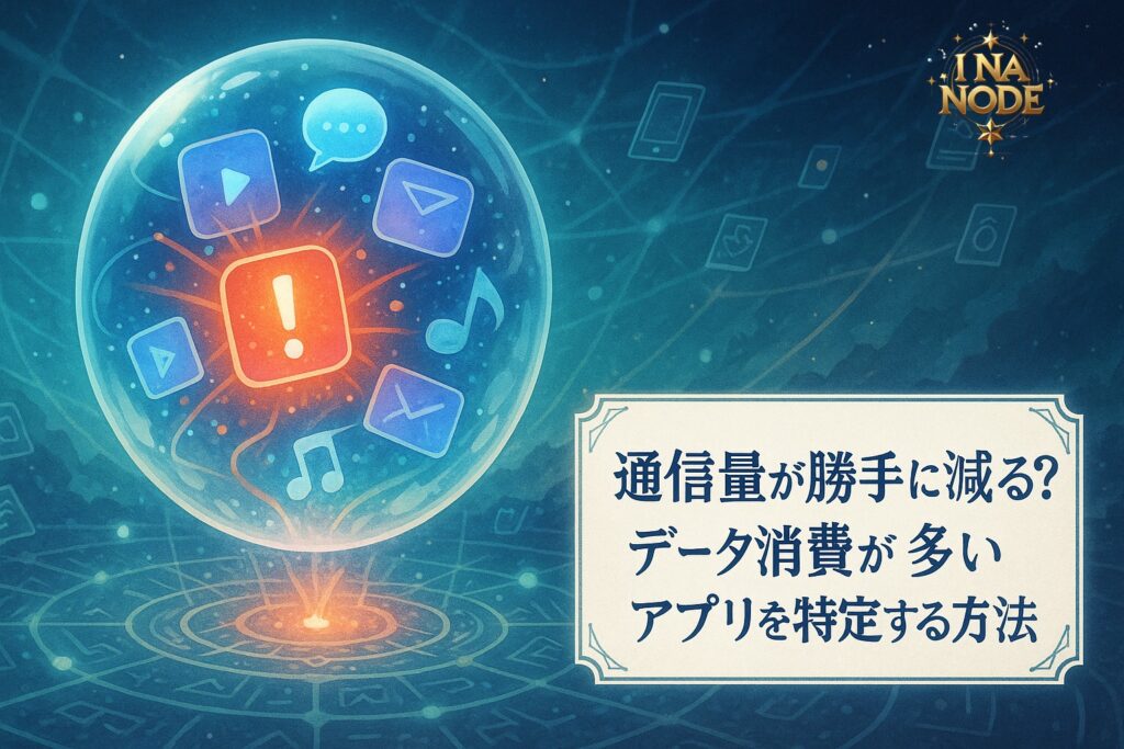 通信量が勝手に減る？“データ消費が多いアプリ”を特定する方法