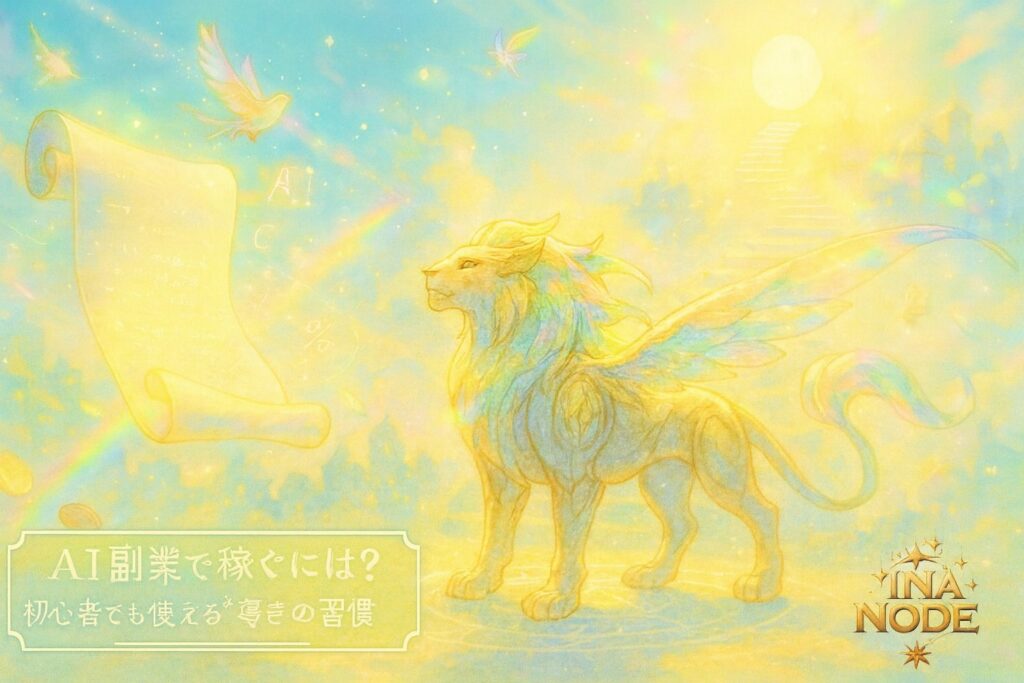 AI副業で稼ぐには？初心者でも使える“導きの習慣魔法”
