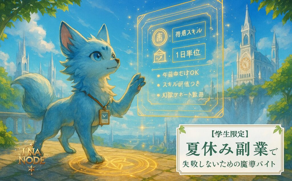 【学生限定】“夏休み副業”で失敗しないための魔導バイト指南
