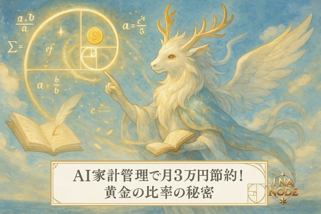 AI家計管理で月3万円節約！黄金の比率の秘密