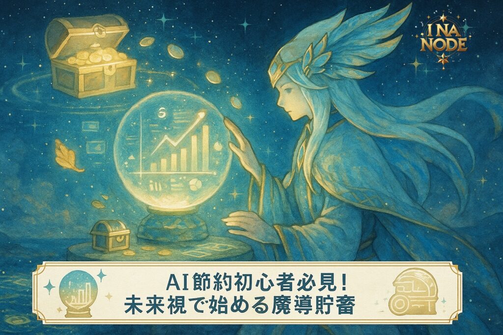 AI節約初心者必見！未来視で始める魔導貯蓄