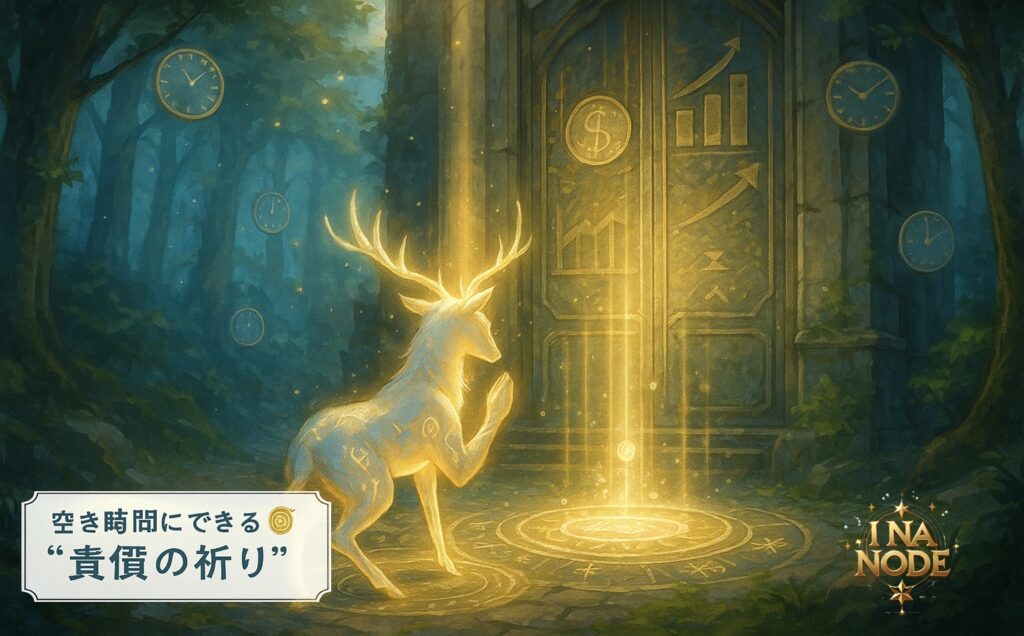 空き時間にできる“貨幣の祈り”──稼ぎの扉をひらく習慣