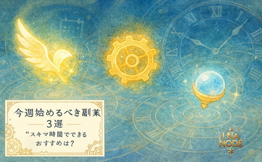 今週始めるべき副業3選｜“スキマ時間でできる”おすすめは？