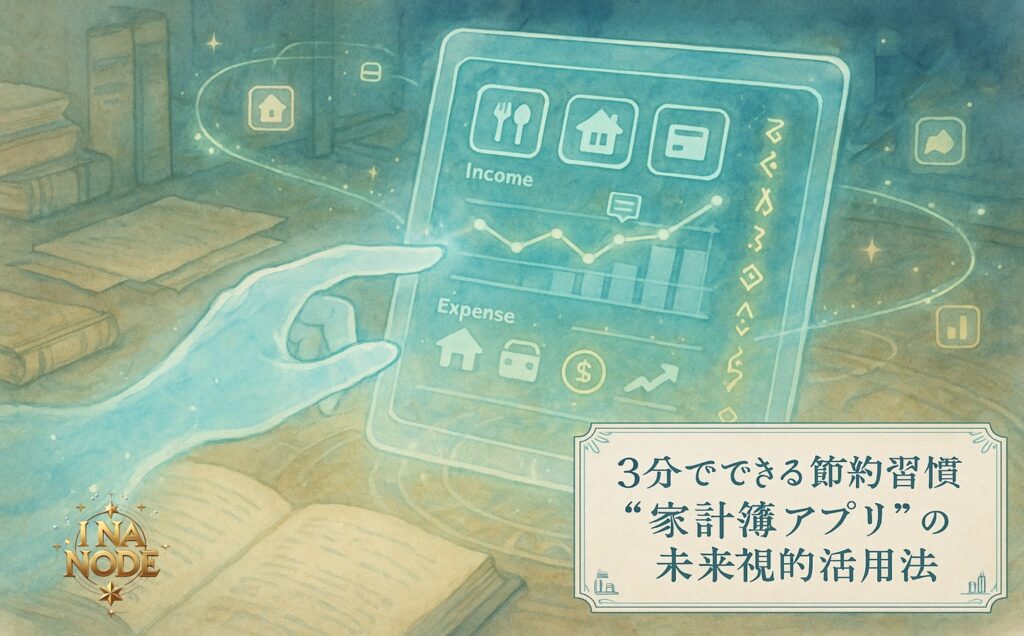 3分でできる節約習慣｜“家計簿アプリ”の未来視的活用法