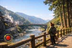 Quiet Steps Through Clear-Sky Hakone