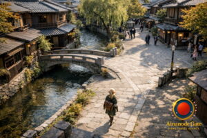 Clear Paths and Quiet Turns in Gion, Kyoto