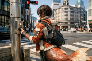 Ginza Sidewalk Currents