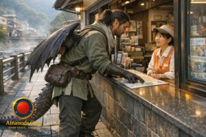 Basalt Calm Through Hakone’s Steam Lanes
