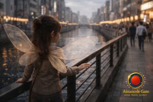 Cloud-Soft Steps through Namba Arcades