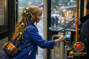 Rain-Soft Steps along Hakone’s River Edge