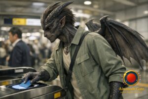 Soft Steps Along Ginza’s Cloudy Current