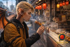 Quiet Flame Along Asakusa Approaches