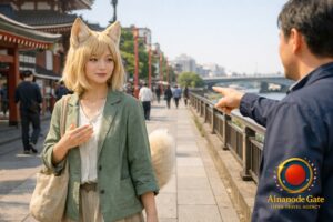 Layers of Calm Along Asakusa’s Approach