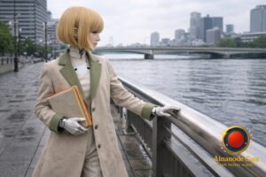 Cloud-Stacked Drift along Osaka’s Edge