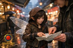 Rain-soft Steps along Ueno’s Park Edge